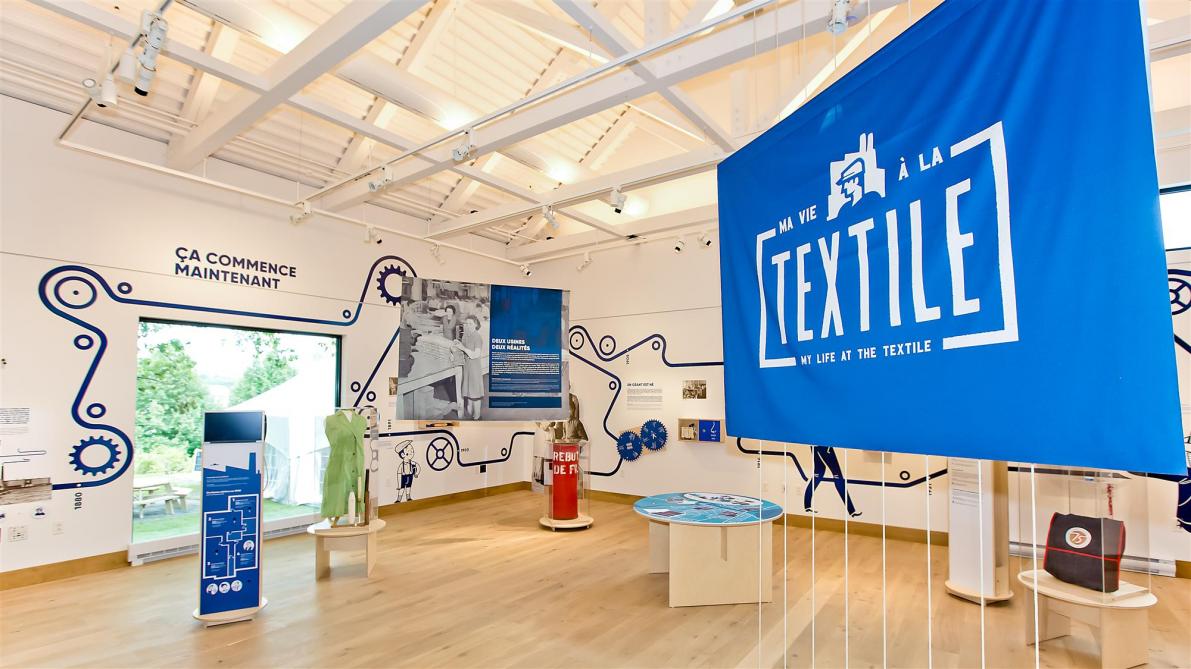 My Life at the Textile (until spring 2020): Work, fun, and rebellion… Through our first temporary exhibition, discover the day-to-day lives of Magog's textile workers and listen to their moving accounts of the past.